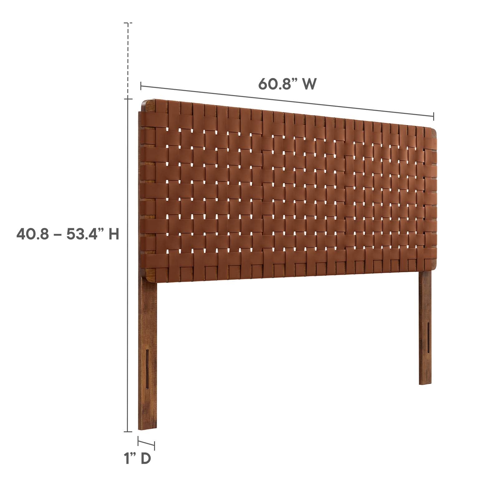 Sparta Weave Queen Vegan Leather Headboard By Modway - MOD-7125 | Headboards | Modishstore - 30