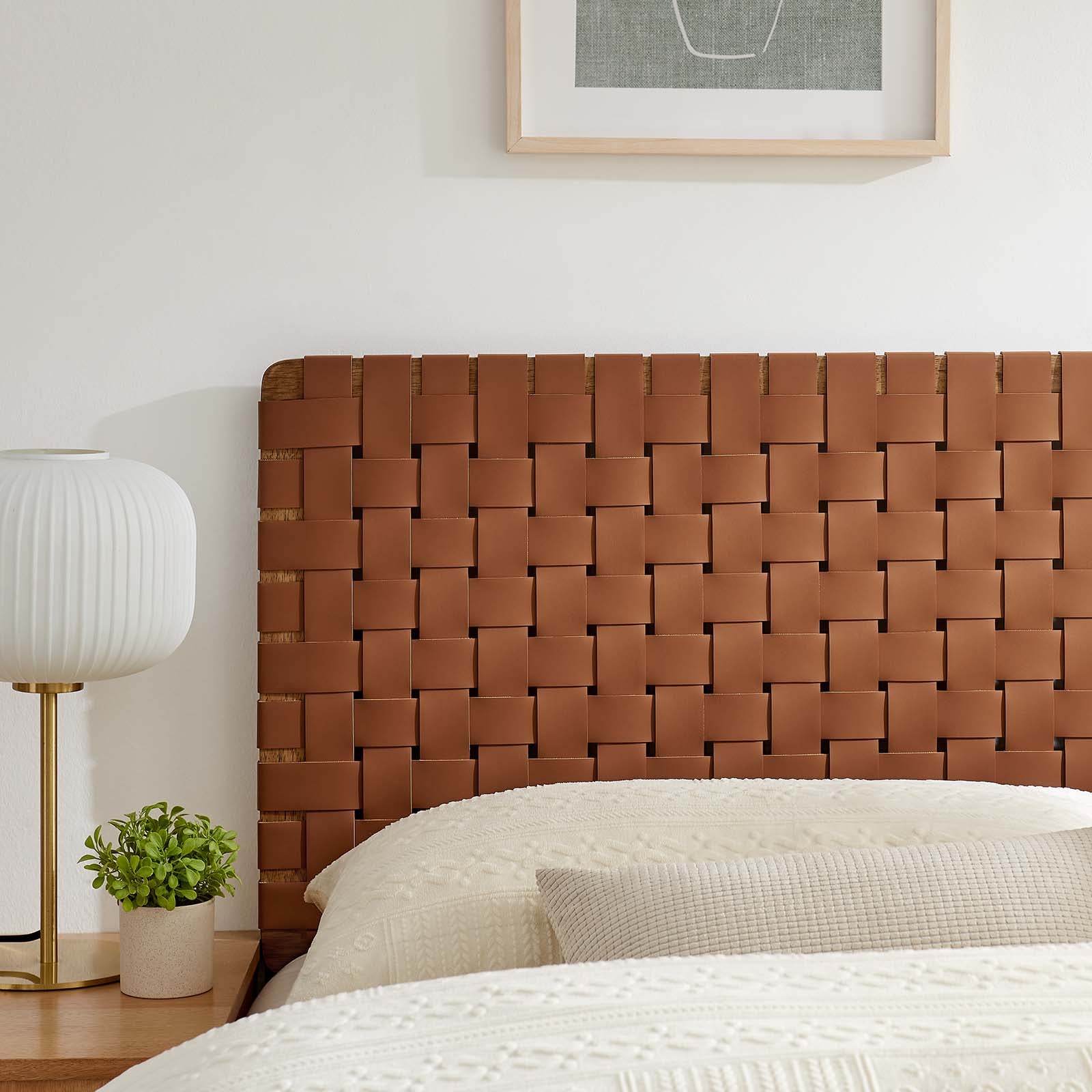 Sparta Weave Queen Vegan Leather Headboard By Modway - MOD-7125 | Headboards | Modishstore - 31