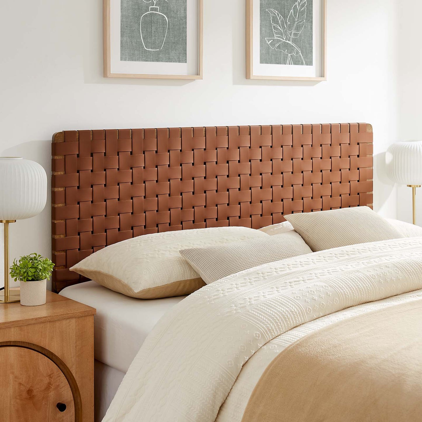 Sparta Weave Queen Vegan Leather Headboard By Modway - MOD-7125 | Headboards | Modishstore - 32