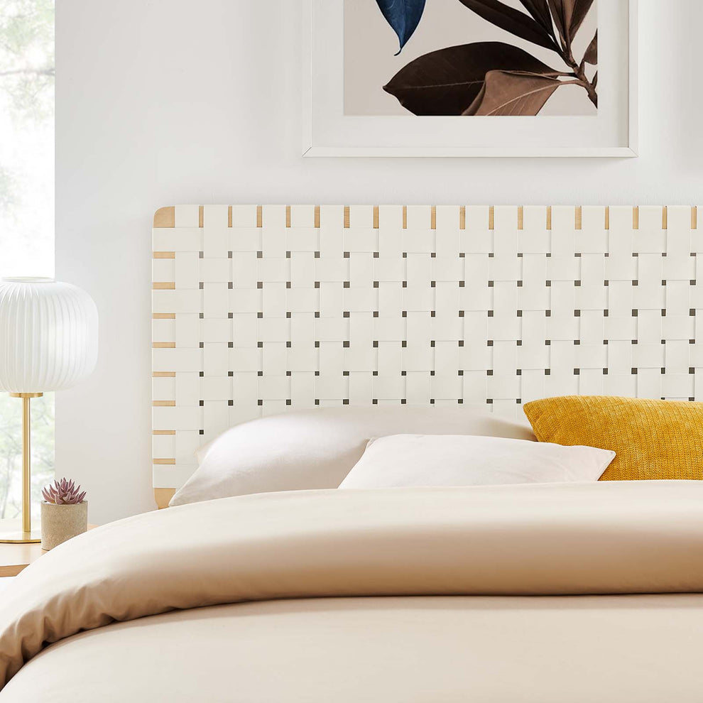 Sparta Weave King Vegan Leather Headboard By Modway - MOD-7127 | Headboards | Modishstore - 8