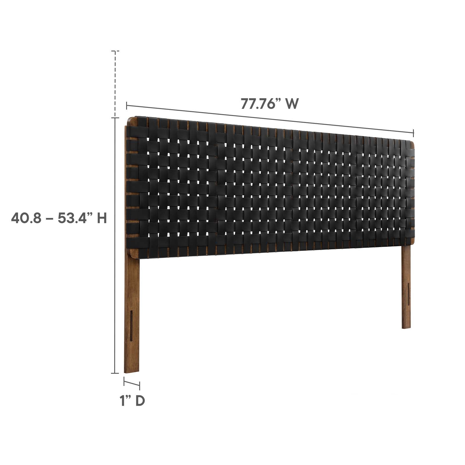 Sparta Weave King Vegan Leather Headboard By Modway - MOD-7127 | Headboards | Modishstore - 22