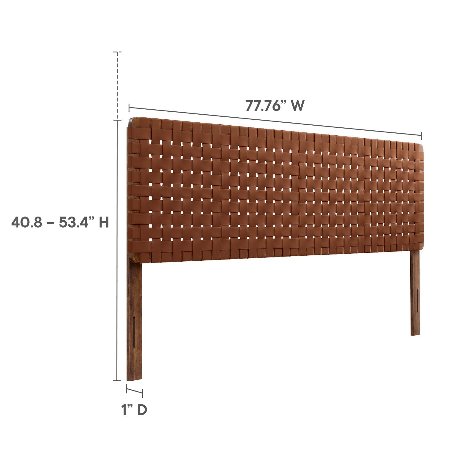 Sparta Weave King Vegan Leather Headboard By Modway - MOD-7127 | Headboards | Modishstore - 30