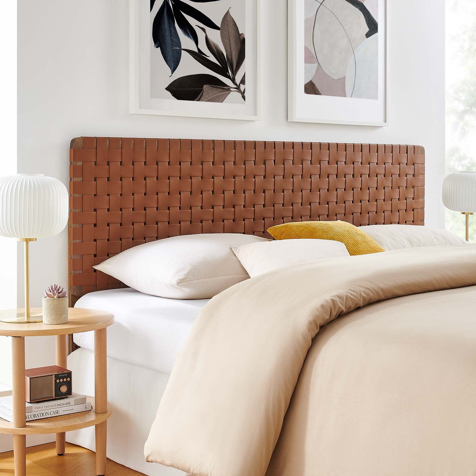 Sparta Weave King Vegan Leather Headboard By Modway - MOD-7127 | Headboards | Modishstore - 32