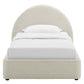 Resort Upholstered Fabric Arched Round Twin Platform Bed By Modway - MOD-7128 | Beds | Modishstore - 4