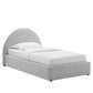 Resort Upholstered Fabric Arched Round Twin Platform Bed By Modway - MOD-7128 | Beds | Modishstore - 9