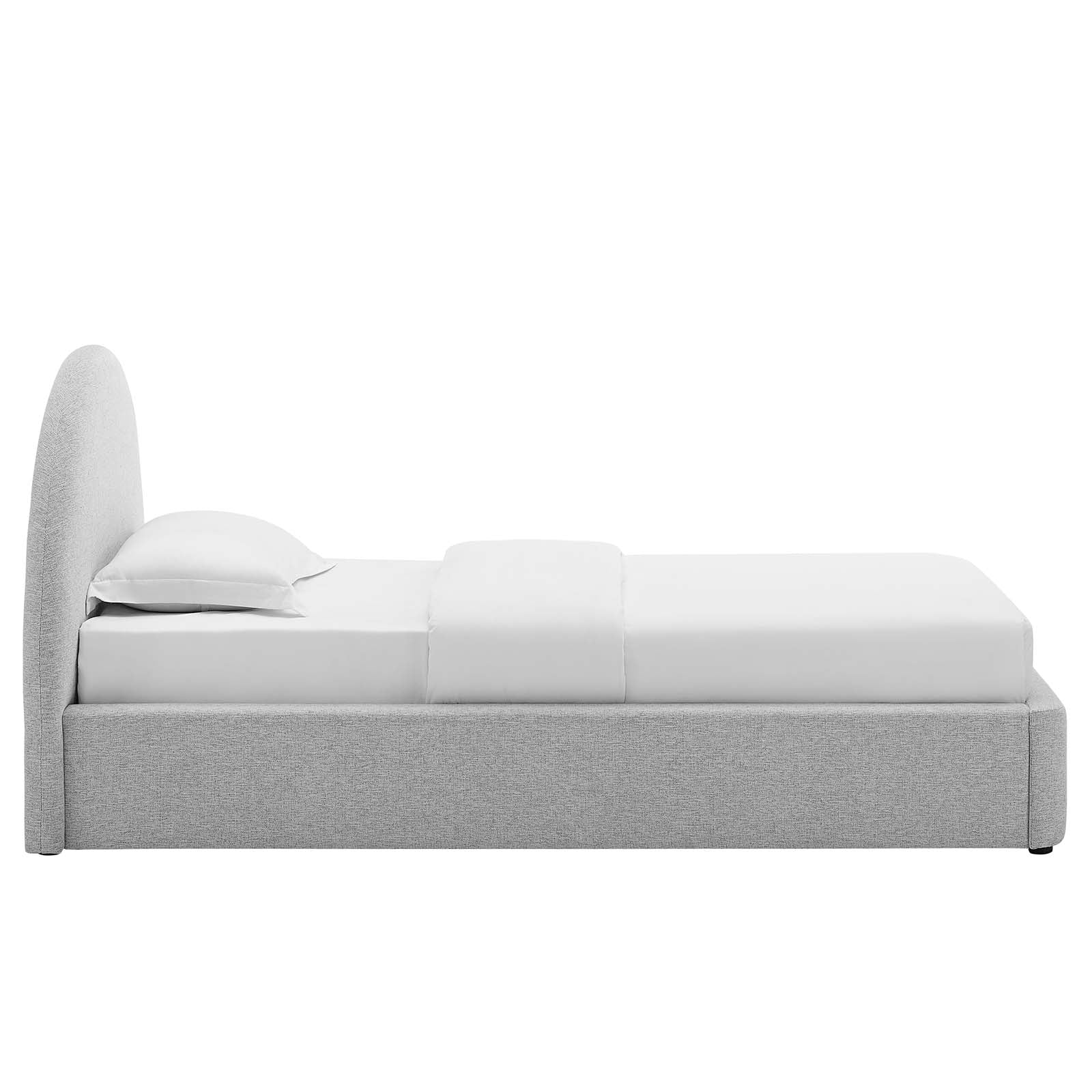 Resort Upholstered Fabric Arched Round Twin Platform Bed By Modway - MOD-7128 | Beds | Modishstore - 11