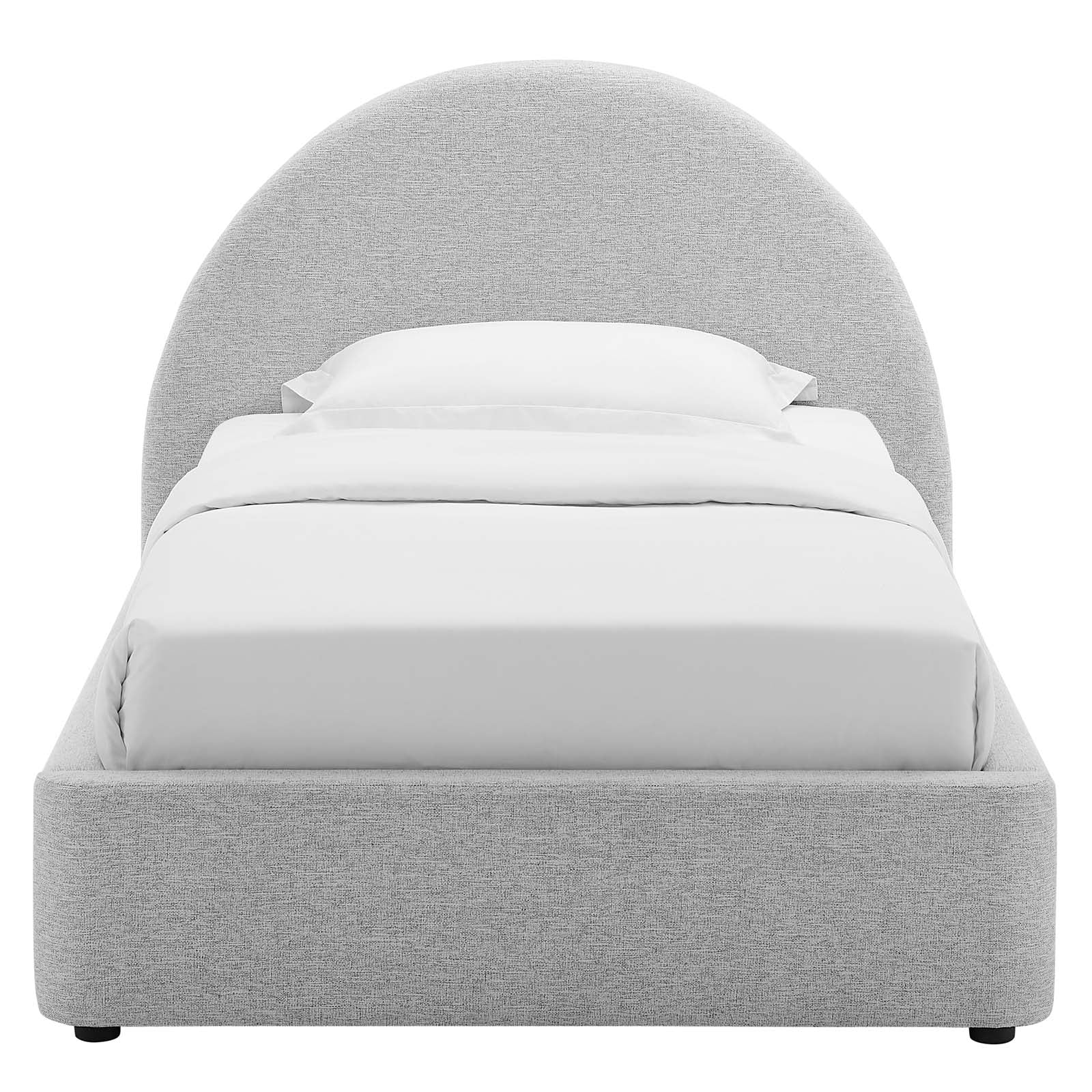 Resort Upholstered Fabric Arched Round Twin Platform Bed By Modway - MOD-7128 | Beds | Modishstore - 12