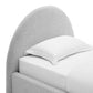 Resort Upholstered Fabric Arched Round Twin Platform Bed By Modway - MOD-7128 | Beds | Modishstore - 13