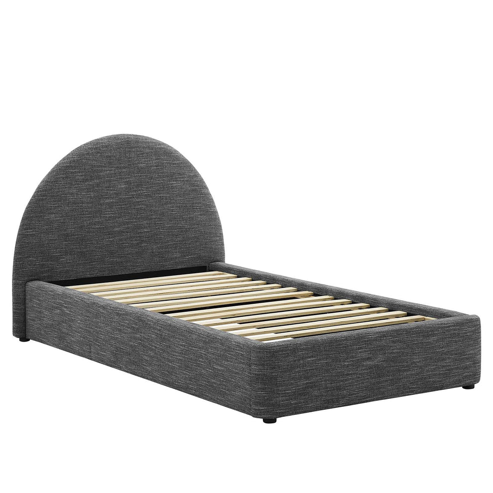 Resort Upholstered Fabric Arched Round Twin Platform Bed By Modway - MOD-7128 | Beds | Modishstore - 18