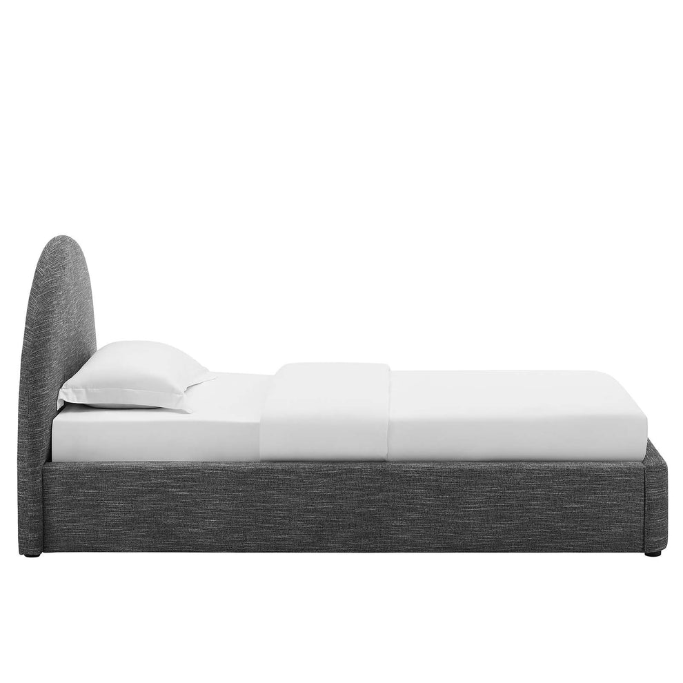 Resort Upholstered Fabric Arched Round Twin Platform Bed By Modway - MOD-7128 | Beds | Modishstore - 19