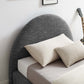 Resort Upholstered Fabric Arched Round Twin Platform Bed By Modway - MOD-7128 | Beds | Modishstore - 24