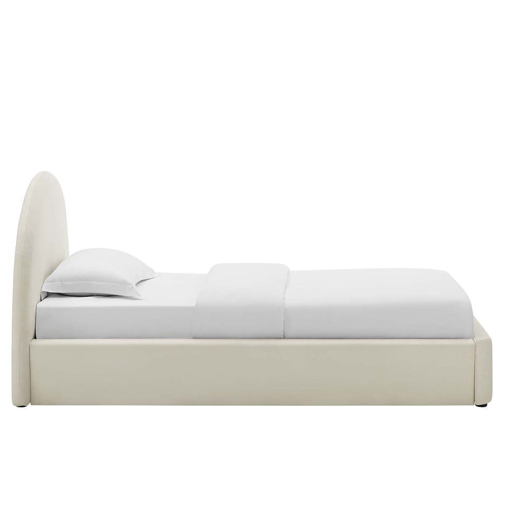 Resort Performance Velvet Arched Round Twin Platform Bed By Modway - MOD-7129 | Beds | Modishstore - 3