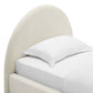 Resort Performance Velvet Arched Round Twin Platform Bed By Modway - MOD-7129 | Beds | Modishstore - 5