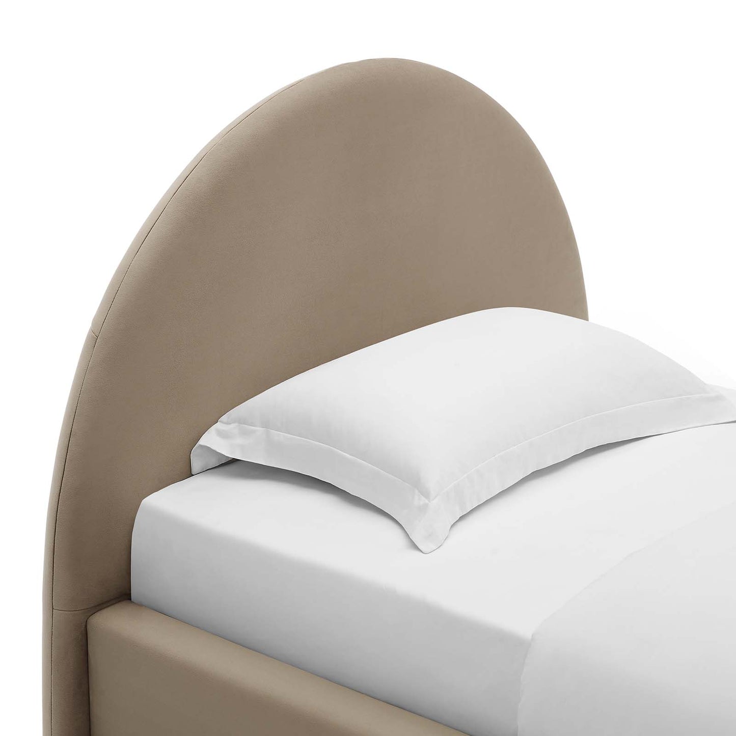 Resort Performance Velvet Arched Round Twin Platform Bed By Modway - MOD-7129 | Beds | Modishstore - 13