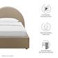 Resort Performance Velvet Arched Round Twin Platform Bed By Modway - MOD-7129 | Beds | Modishstore - 15