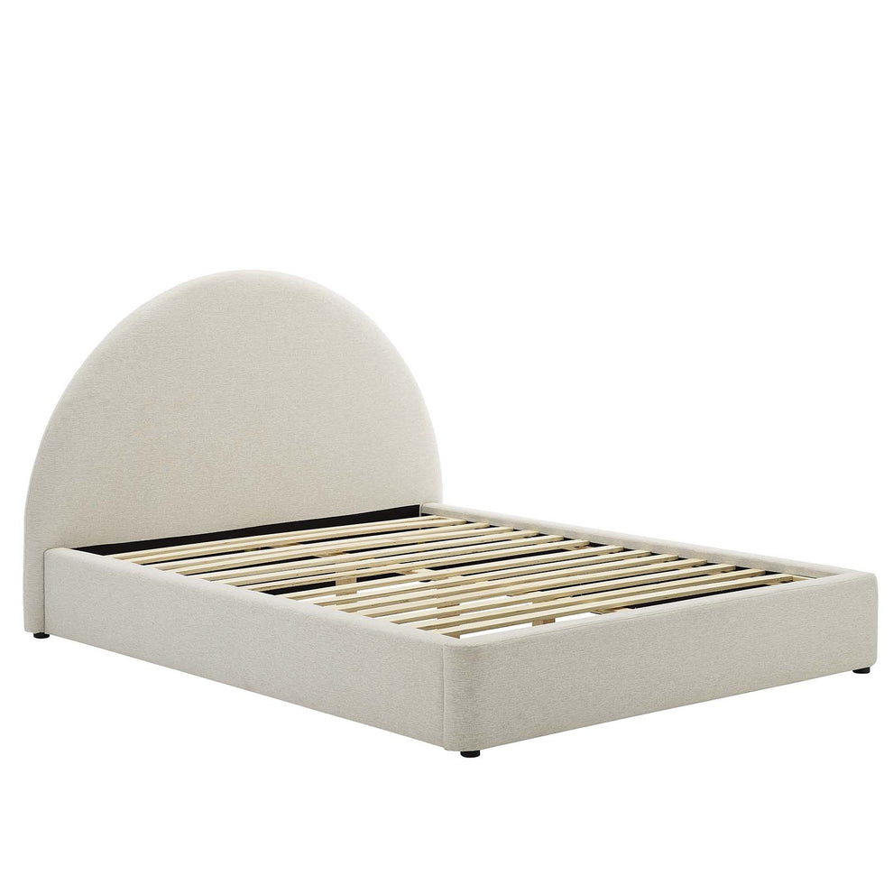 Resort Upholstered Fabric Arched Round Full Platform Bed By Modway - MOD-7130 | Beds | Modishstore - 2