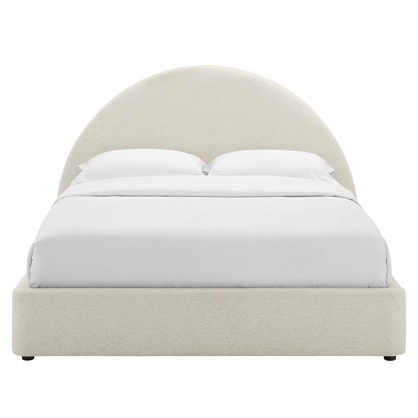 Resort Upholstered Fabric Arched Round Full Platform Bed By Modway - MOD-7130 | Beds | Modishstore - 4