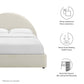 Resort Upholstered Fabric Arched Round Full Platform Bed By Modway - MOD-7130 | Beds | Modishstore - 7