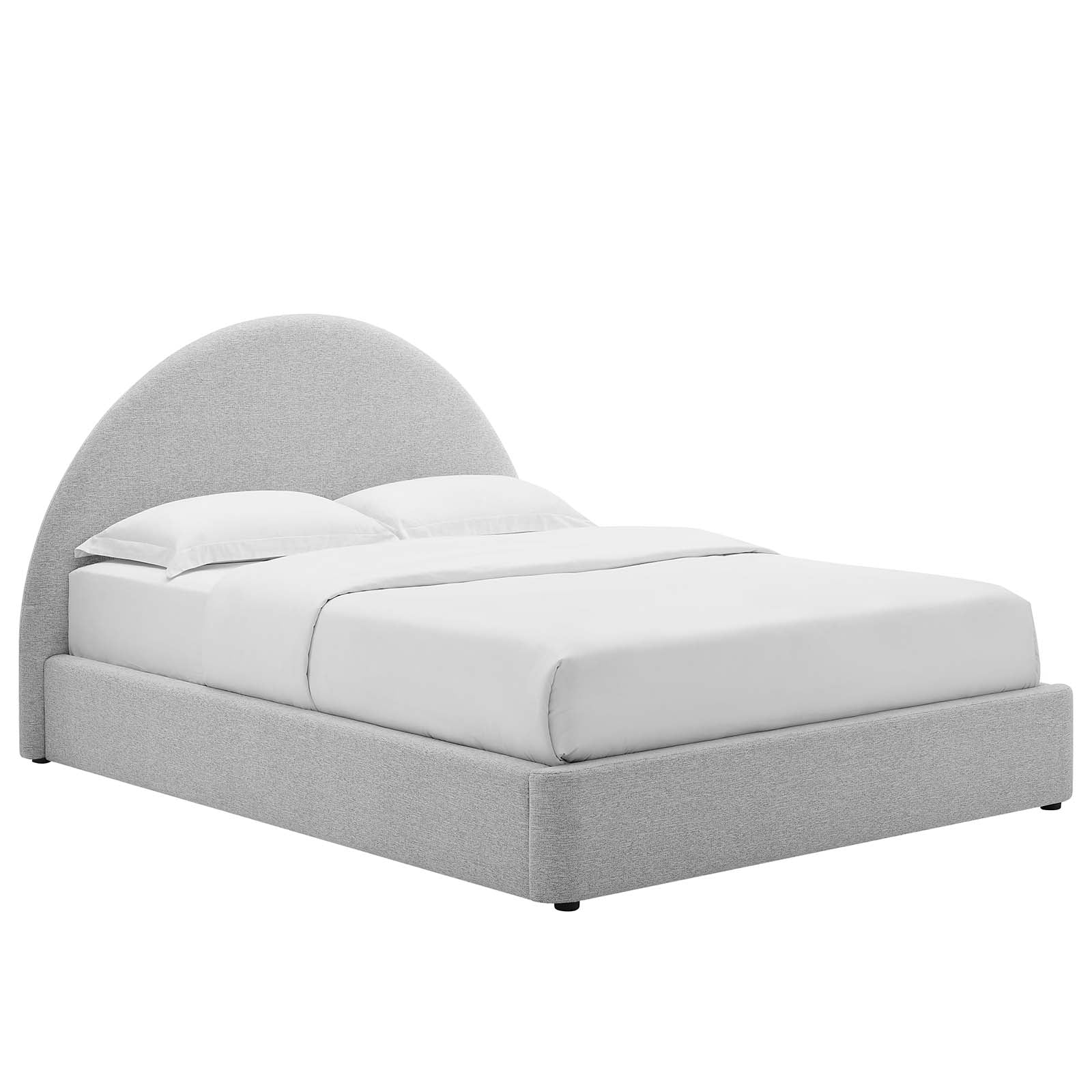 Resort Upholstered Fabric Arched Round Full Platform Bed By Modway - MOD-7130 | Beds | Modishstore - 9