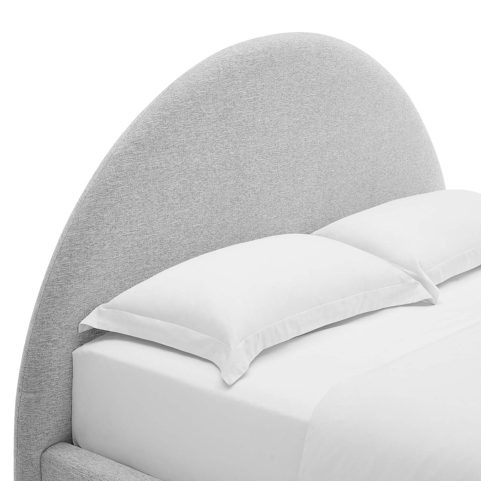 Resort Upholstered Fabric Arched Round Full Platform Bed By Modway - MOD-7130 | Beds | Modishstore - 13
