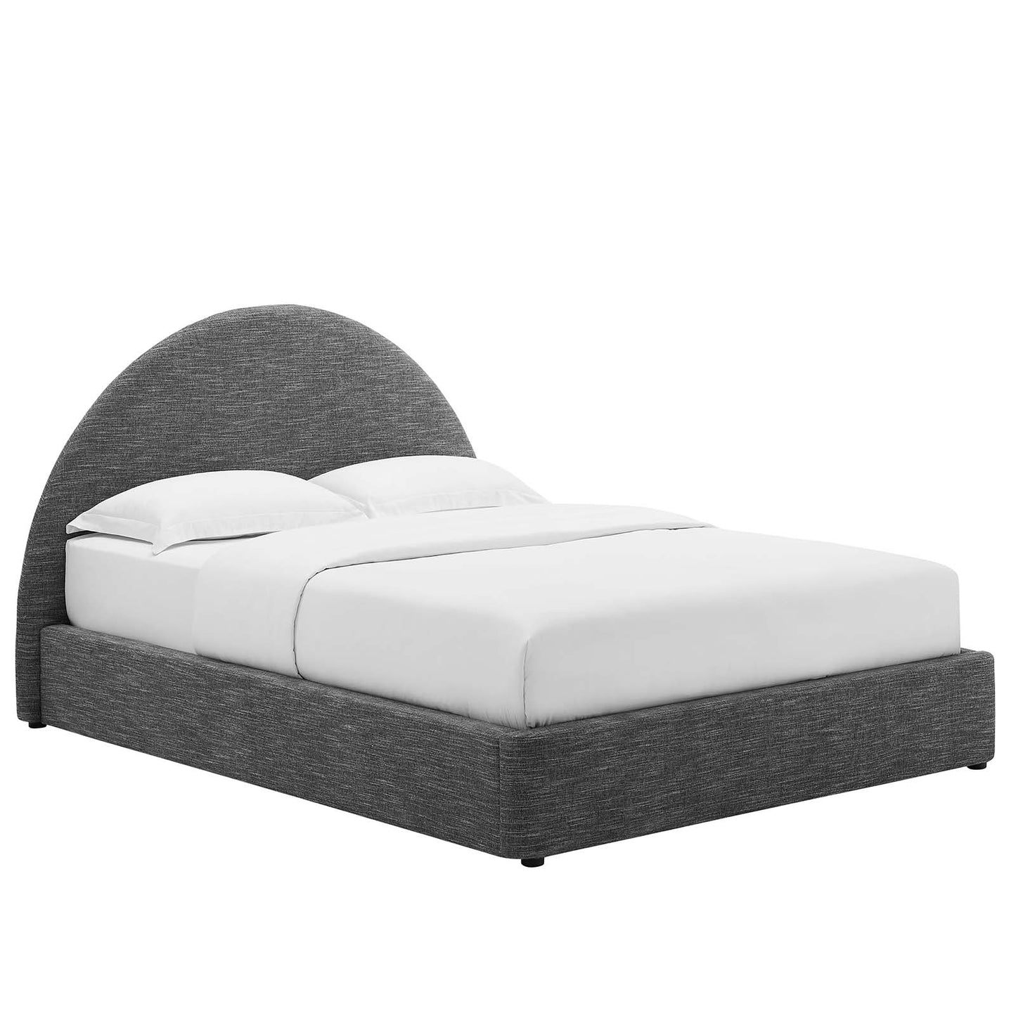 Resort Upholstered Fabric Arched Round Full Platform Bed By Modway - MOD-7130 | Beds | Modishstore - 17