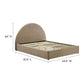 Resort Performance Velvet Arched Round Full Platform Bed By Modway - MOD-7131 | Beds | Modishstore - 14