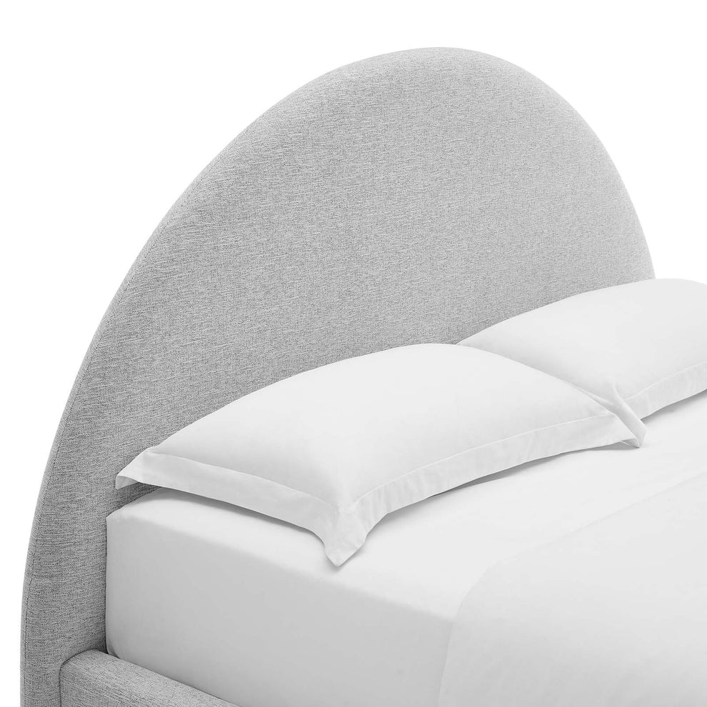 Resort Upholstered Fabric Arched Round Queen Platform Bed By Modway - MOD-7132 | Beds | Modishstore - 13