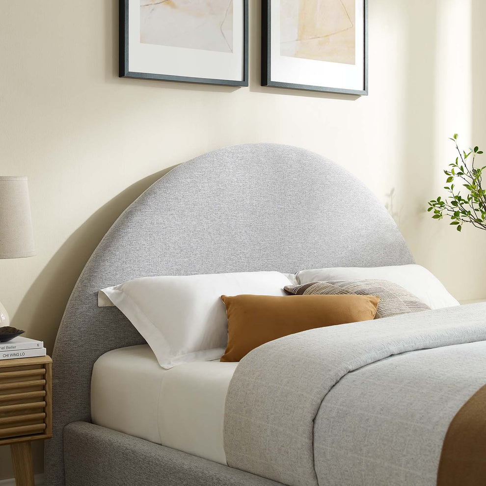 Resort Upholstered Fabric Arched Round Queen Platform Bed By Modway - MOD-7132 | Beds | Modishstore - 16