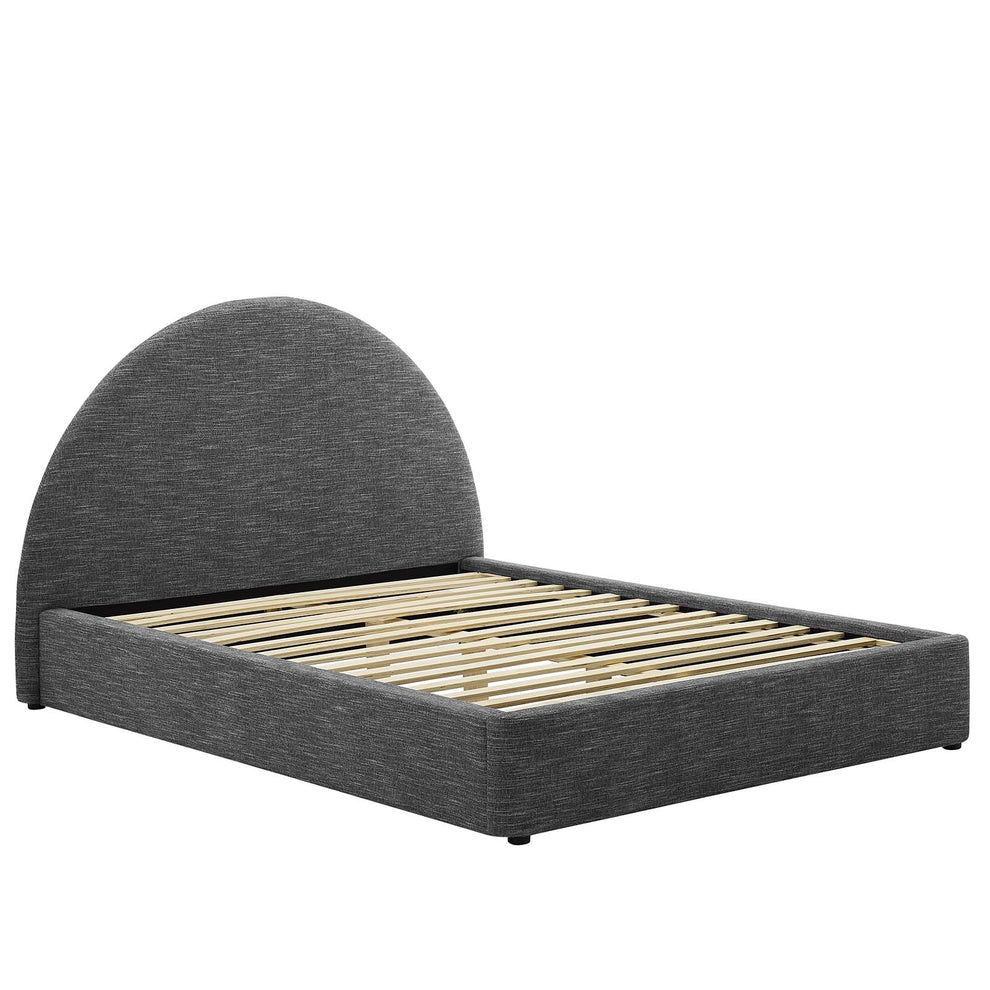 Resort Upholstered Fabric Arched Round Queen Platform Bed By Modway - MOD-7132 | Beds | Modishstore - 18