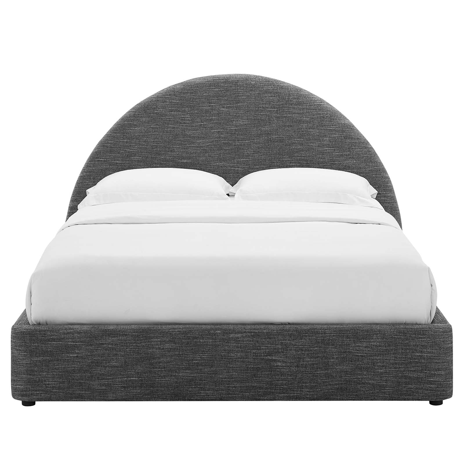 Resort Upholstered Fabric Arched Round Queen Platform Bed By Modway - MOD-7132 | Beds | Modishstore - 20