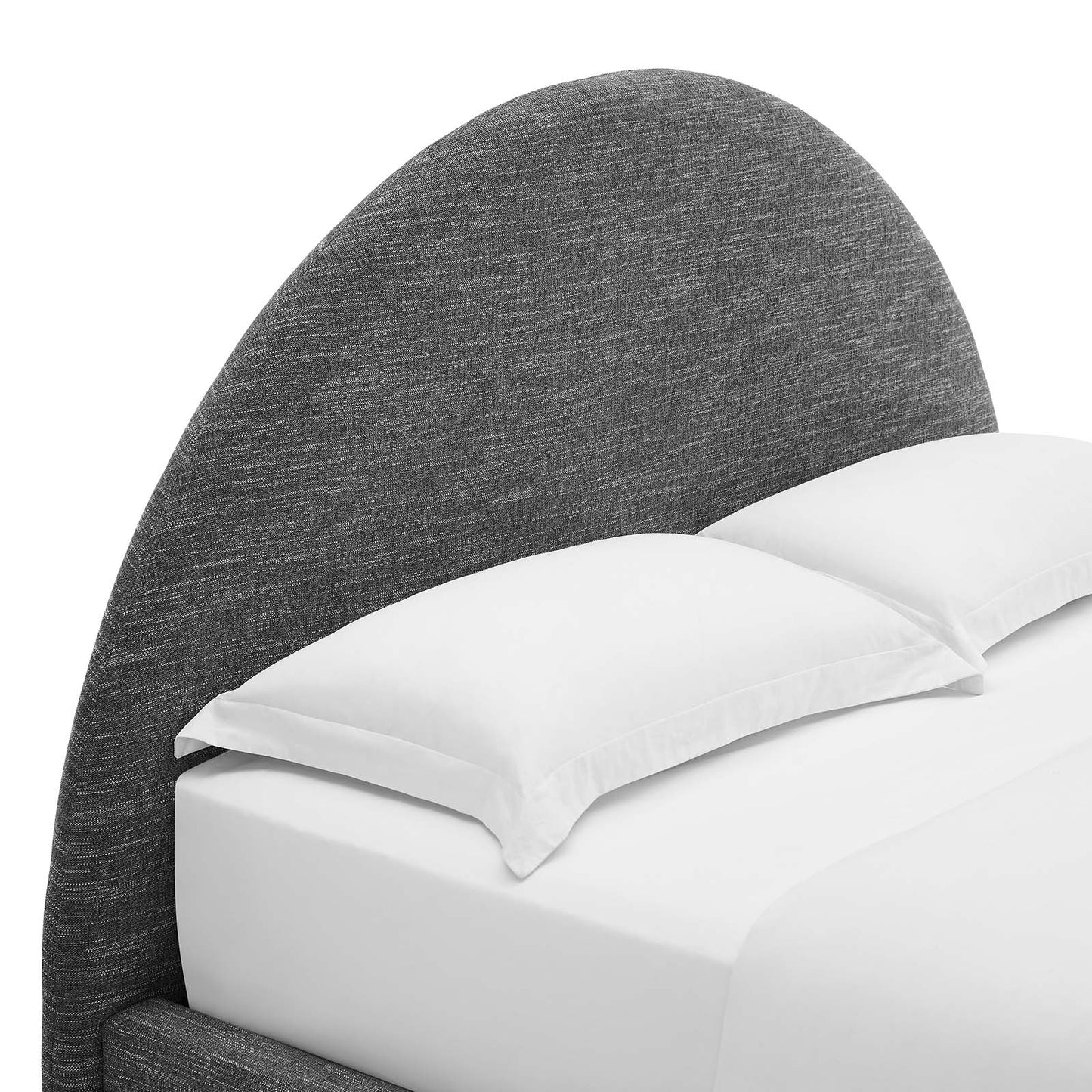 Resort Upholstered Fabric Arched Round Queen Platform Bed By Modway - MOD-7132 | Beds | Modishstore - 21