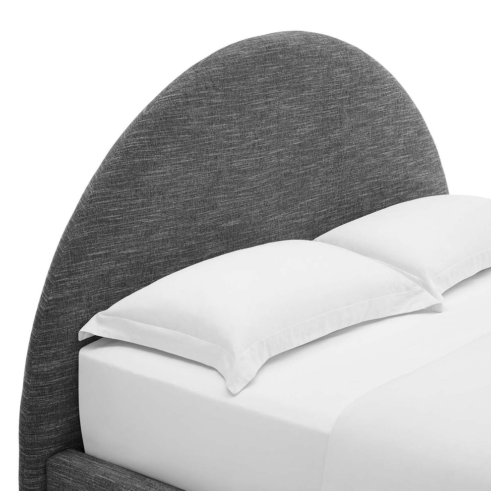 Resort Upholstered Fabric Arched Round Queen Platform Bed By Modway - MOD-7132 | Beds | Modishstore - 21