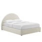 Resort Upholstered Fabric Arched Round Queen Platform Bed By Modway - MOD-7132 | Beds | Modishstore - 25