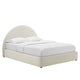 Resort Upholstered Fabric Arched Round Queen Platform Bed By Modway - MOD-7132 | Beds | Modishstore - 25