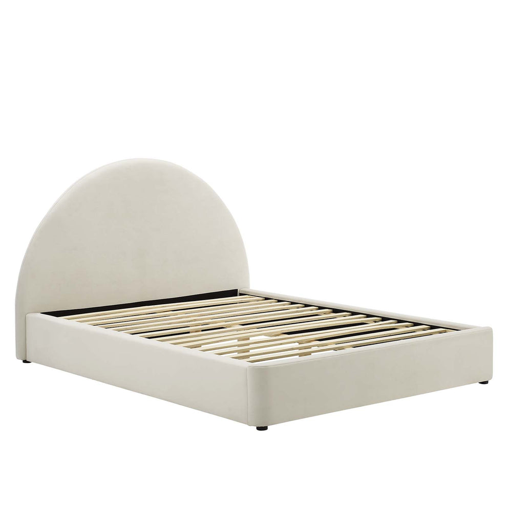 Resort Performance Velvet Arched Round King Platform Bed By Modway - MOD-7135 | Beds | Modishstore - 2