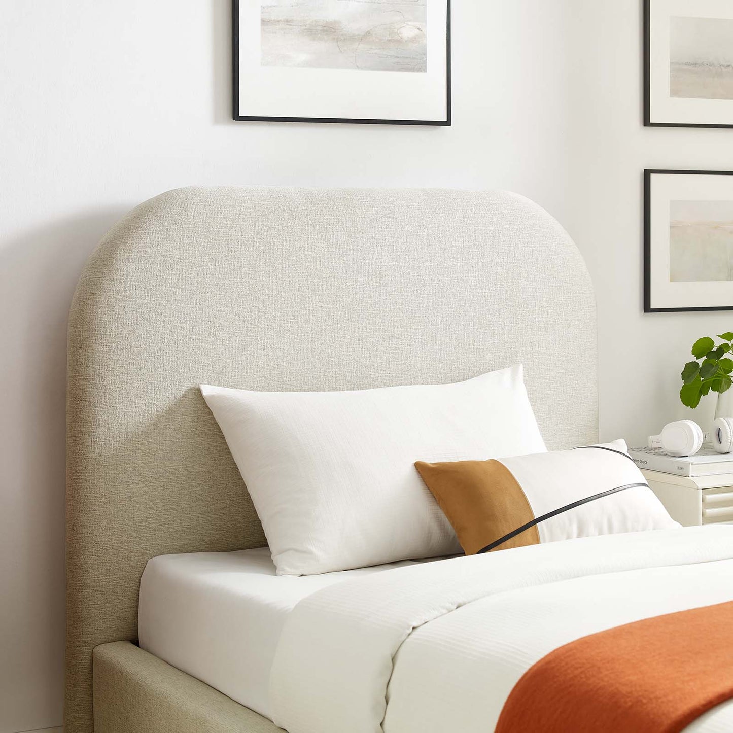 Keynote Upholstered Fabric Curved Twin Platform Bed By Modway - MOD-7136 | Beds | Modishstore - 8