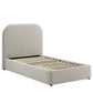Keynote Upholstered Fabric Curved Twin Platform Bed By Modway - MOD-7136 | Beds | Modishstore - 10