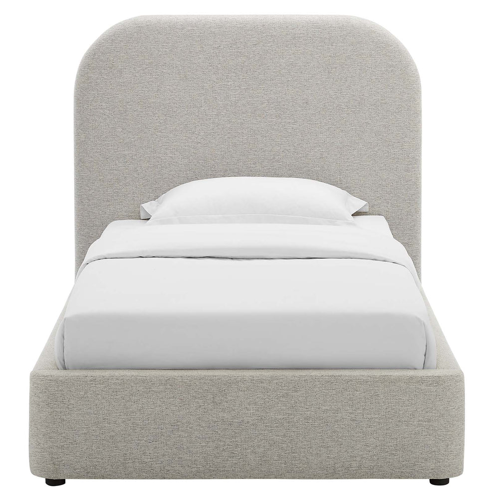 Keynote Upholstered Fabric Curved Twin Platform Bed By Modway - MOD-7136 | Beds | Modishstore - 12