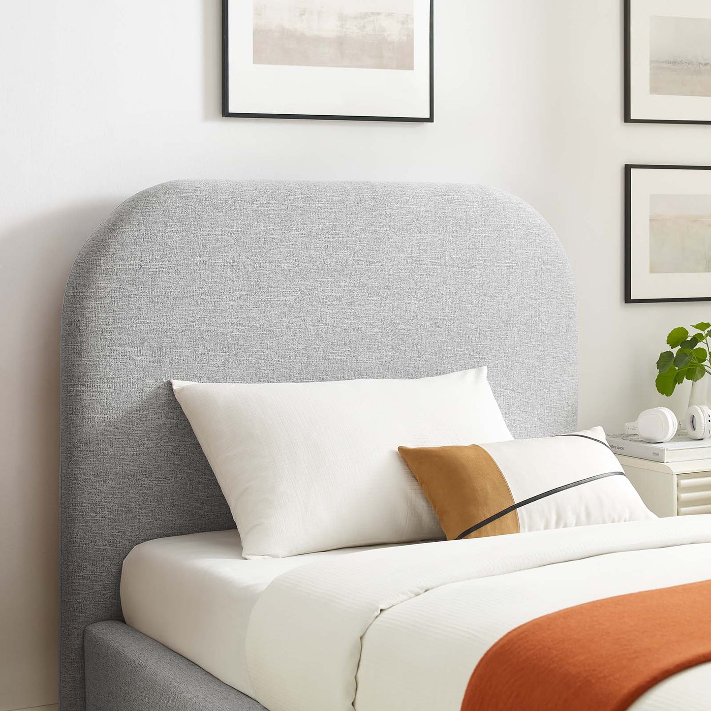 Keynote Upholstered Fabric Curved Twin Platform Bed By Modway - MOD-7136 | Beds | Modishstore - 16