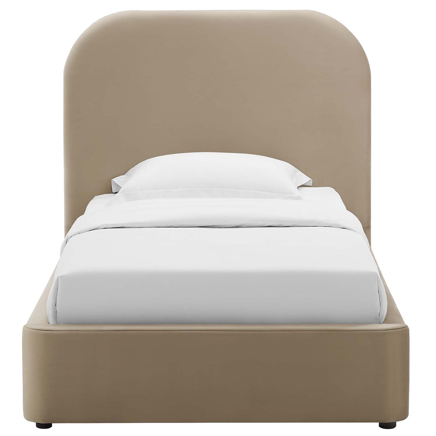 Keynote Performance Velvet Curved Twin Platform Bed By Modway - MOD-7137 | Beds | Modishstore - 12