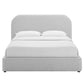 Keynote Upholstered Fabric Curved Full Platform Bed By Modway - MOD-7138 | Beds | Modishstore - 12