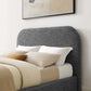 Keynote Upholstered Fabric Curved Full Platform Bed By Modway - MOD-7138 | Beds | Modishstore - 24