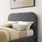 Keynote Upholstered Fabric Curved Full Platform Bed By Modway - MOD-7138 | Beds | Modishstore - 24