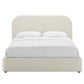 Keynote Performance Velvet Curved Queen Platform Bed By Modway - MOD-7141 | Beds | Modishstore - 4