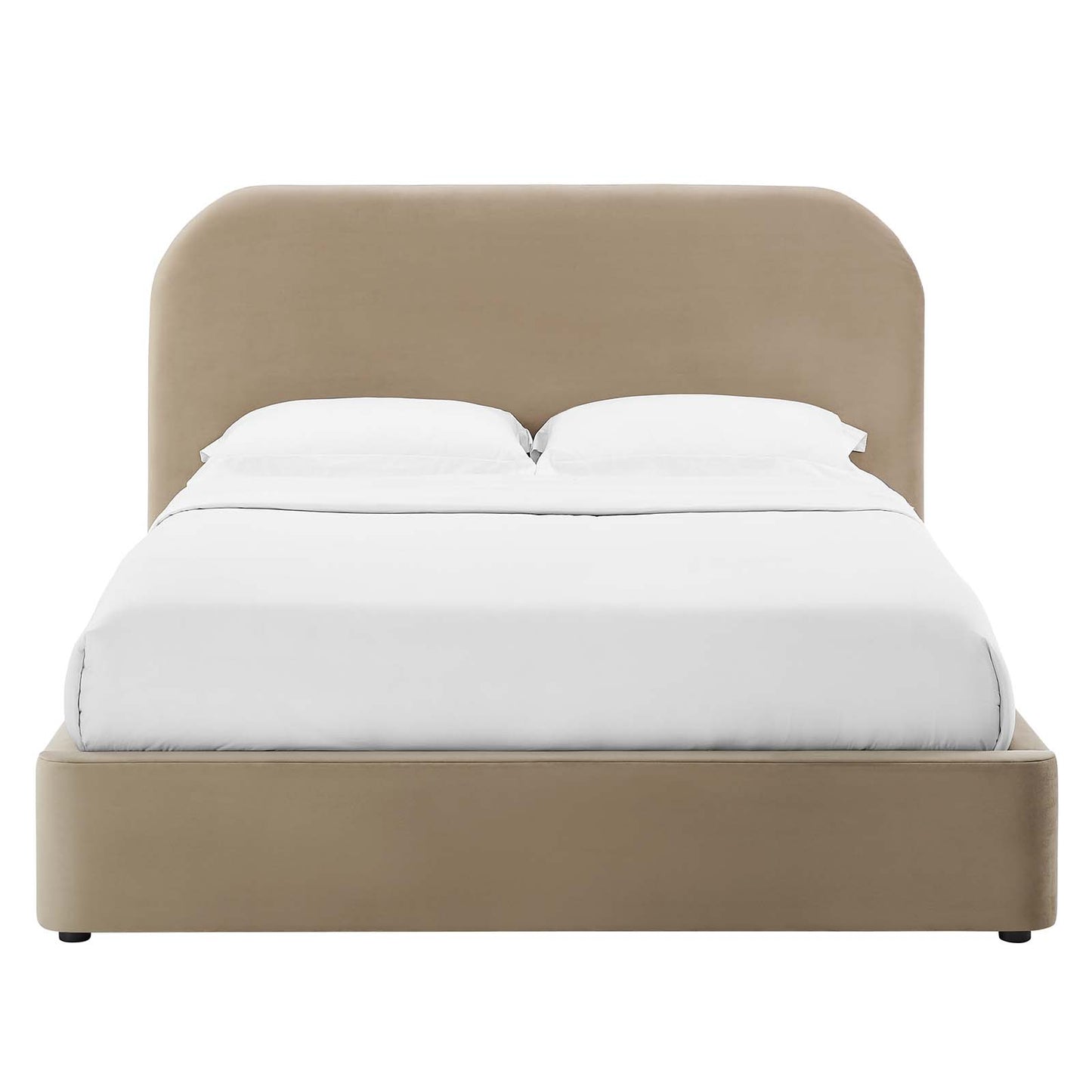 Keynote Performance Velvet Curved Queen Platform Bed By Modway - MOD-7141 | Beds | Modishstore - 12