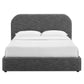 Keynote Upholstered Fabric Curved King Platform Bed By Modway - MOD-7142 | Beds | Modishstore - 20