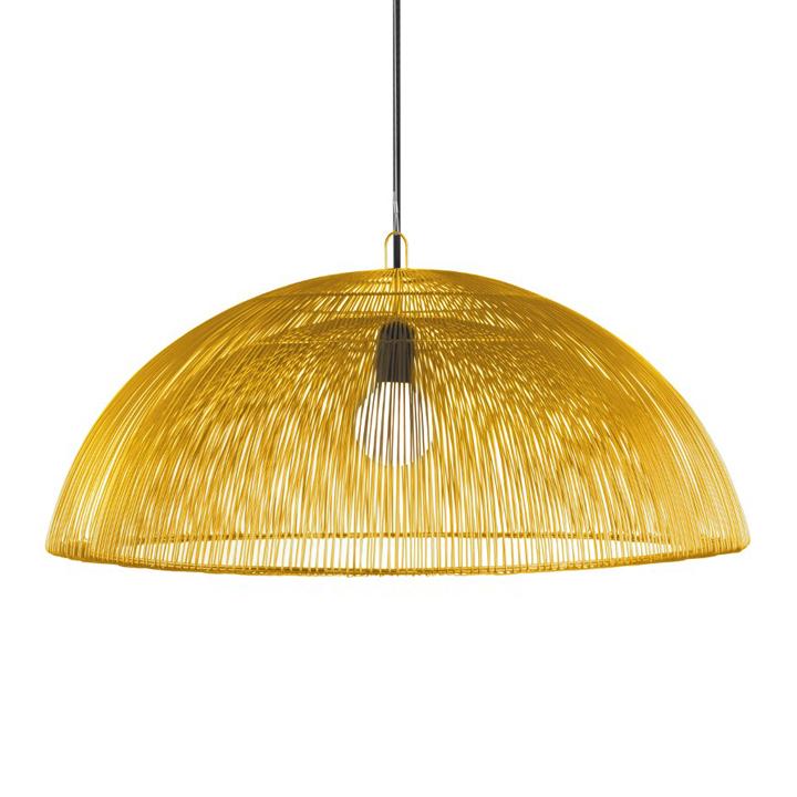 Oggetti Moire Suspension Dome, Black | Ceiling Lamps | Modishstore - 2