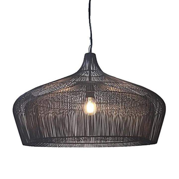 Oggetti Moire Suspension, Factory Black Small | Pendant Lamps | Modishstore