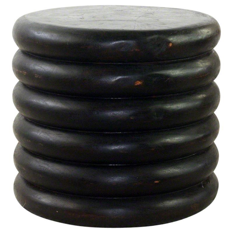 Haussmann Mango Stacked Rings 20" Dia - Mocha | End Tables | Modishstore-2