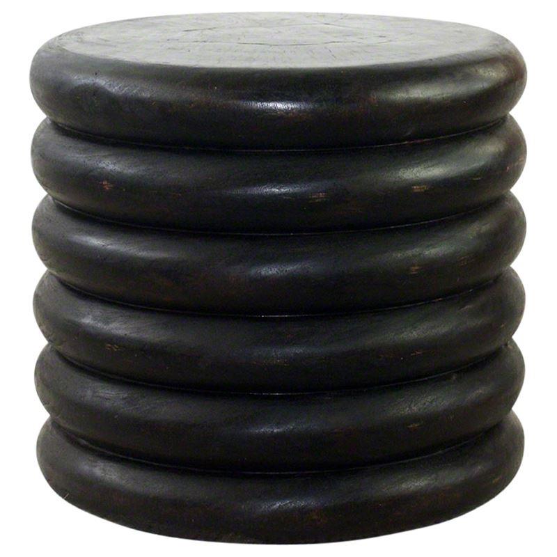 Haussmann Mango Stacked Rings 20" Dia - Mocha | End Tables | Modishstore-4